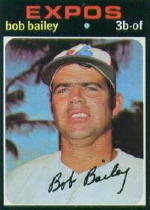 1971 Topps Baseball Cards      157     Bob Bailey